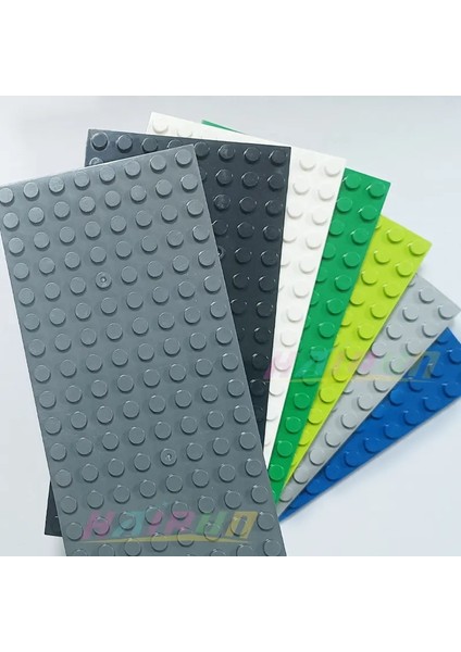 5pcs 8 X16 Noktalar Base Plaka Klasik Moc Dıy Cıty Fıcuds Bina Taşları Tuğlalar 92438 Çocuk Oyuncakları ile Uyumlu Parçalar Hediye Kol: 5 Pcs Rastgele Renk (Yurt Dışından)