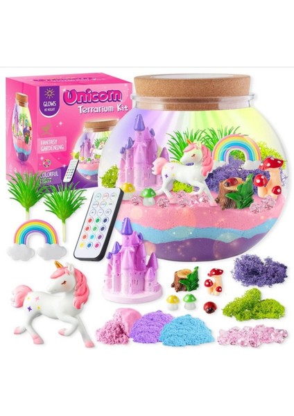 Sevimli Çizgi LED Lamba Uzaktan Kumanda Diy Süsler Çocuk Eğitici Oyuncaklar (Yurt Dışından)