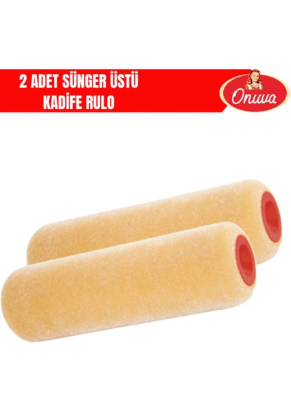 Iz Bırakmayan Sünger Üstü Kadife Rulo 2 Adet