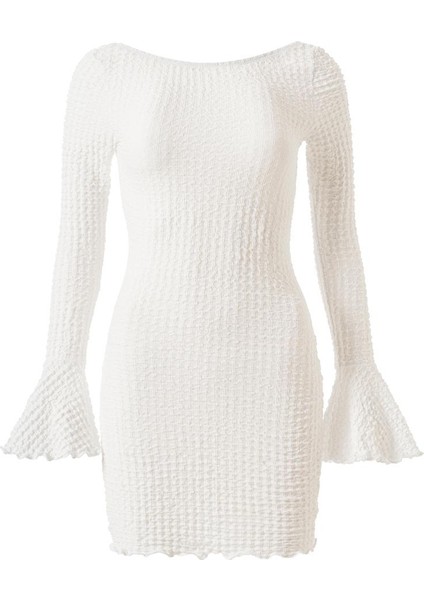 Fleur Dress Sırtı Açık Mini Elbise