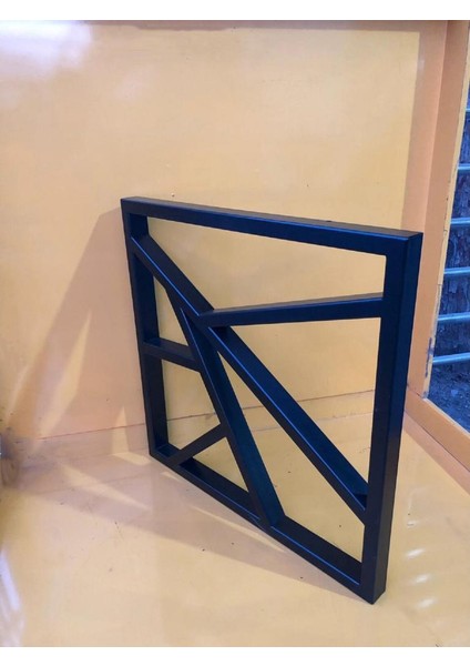 Kare Tasarım Profil Masa Ayağı Siyah Renk 1 Takım fiyatları