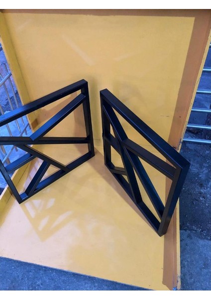 Kare Tasarım Profil Masa Ayağı Siyah Renk 1 Takım modelleri