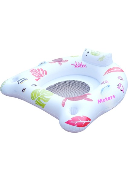 Şişme Yüzer Yatak Yetişkin Havuzu Yüzer Sandalye Aqua Kanepe U-Back Recliner (Yurt Dışından)
