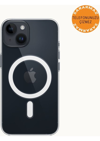 Apple iPhone 14 Animasyonlu Sararmaz Magsafe Kılıf Mtl Aksesuar