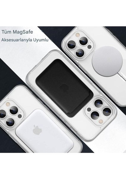 Apple iPhone 14 Pro Şeffaf Magsafe Kılıf Mtl Aksesuar