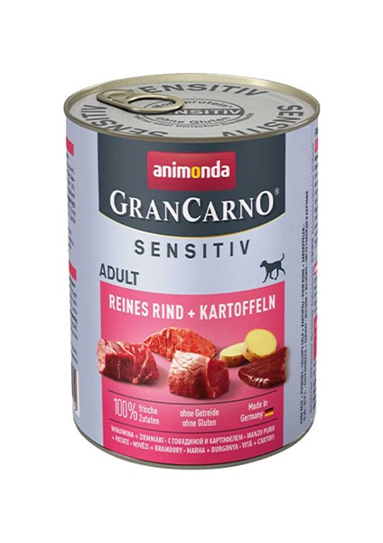 Gran Carno Sensitiv Hindili Patatesli Yetişkin Köpek Konservesi 6 Adet 400 gr