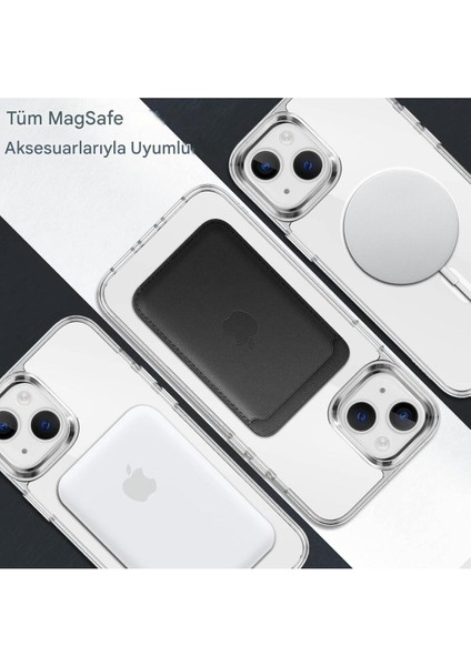 Apple iPhone 14 Şeffaf Magsafe Kılıf Mtl Aksesuar