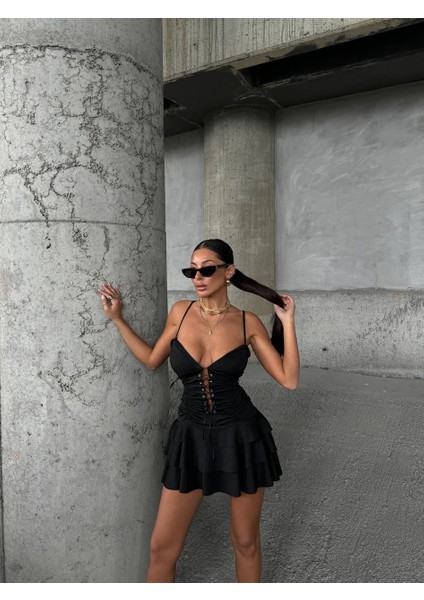 Vanadey Fırfırlı Elbise fiyatları