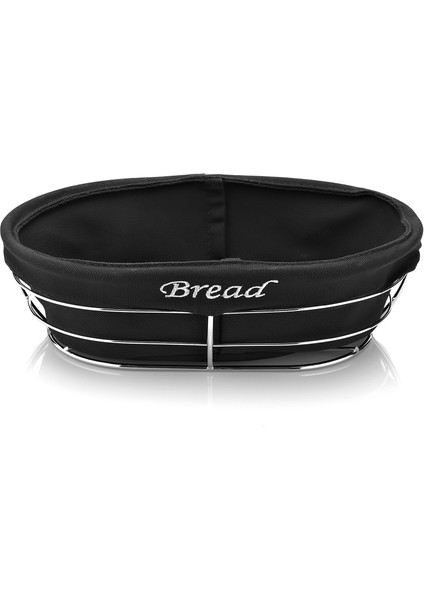 Bezli Tel Oval Ekmeklik 26X20X6,5 cm