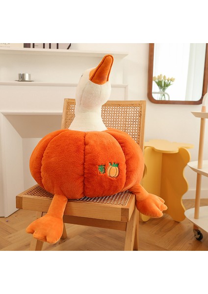 55 cm Balkabağı Ördek Yastık Peluş Oyuncak (Yurt Dışından)