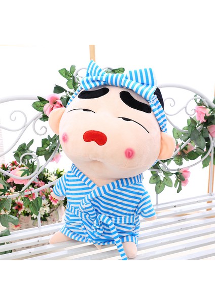 45 cm Crayon Shin-Chan Peluş Oyuncak Bebek Yastık Hediye (Yurt Dışından)