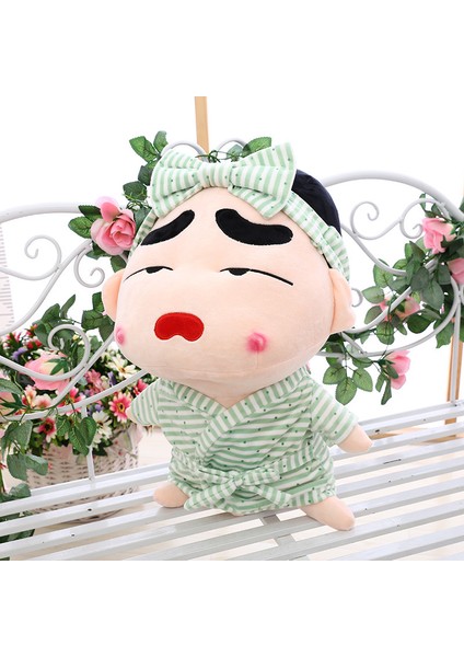 55 cm Crayon Shin-Chan Peluş Oyuncak Bebek Bebek Yastık Hediye (Yurt Dışından)