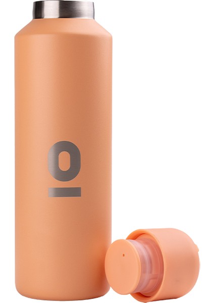 Paslanmaz Çelik Somon Rengi Su Şişesi 600 ml No:82