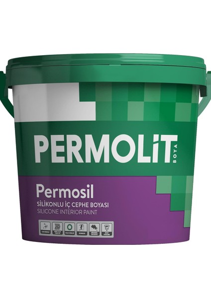 Permosil Silikonlu Iç Cephe Boyası - 0119 Beyaz - 1 Kg.