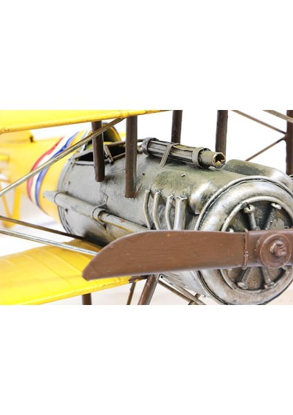 Dekoratif Metal Uçak Çift Kanatlı Dekoratif Hediyelik fırsatları