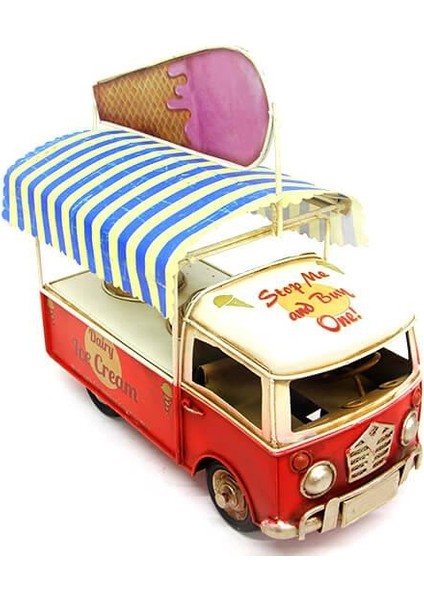 Dekoratif Metal Dondurma Arabası Dekor Biblo Hediyelik fiyatları