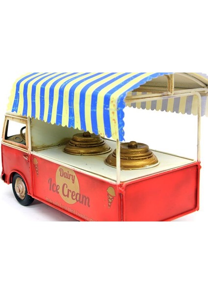 Dekoratif Metal Dondurma Arabası Dekor Biblo Hediyelik fırsatları