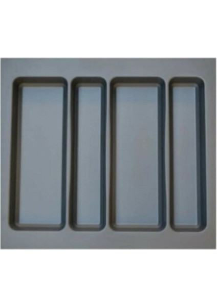 Gri Lüx 55 x 49 cm Çekmece İçi Kepçelik