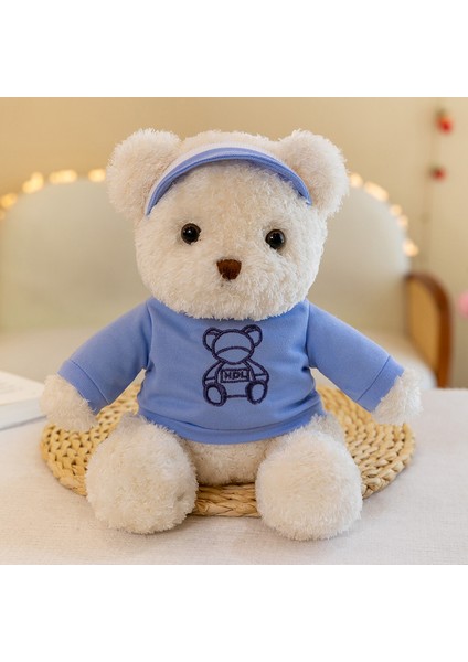 23 cm Golf Ayısı Sweatshirt Oyuncak Ayı Bebek Yatıştırıcı Bebek Peluş Oyuncak Hediye (Yurt Dışından)
