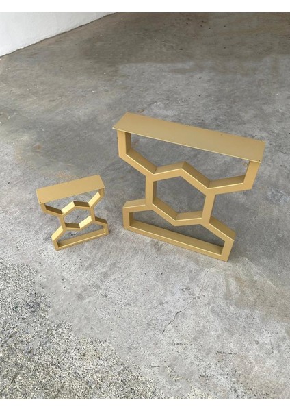 Gold Metal Mobilya Ayakları Dekoratif Tasarım Masa Ayağı Siyah