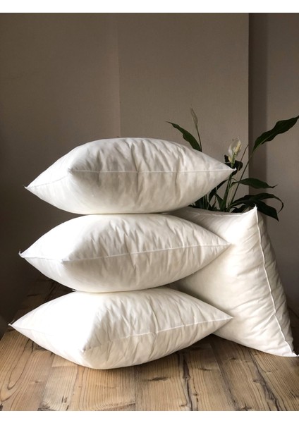 4 Adet Kırlent Iç Yastık - 8 Farklı Ebat - Dolgusu 100% Kırpık Sünger