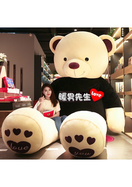 120 cm Sevimli Oyuncak Ayı Peluş Bebek Bebek Yastık Hediye (Yurt Dışından)