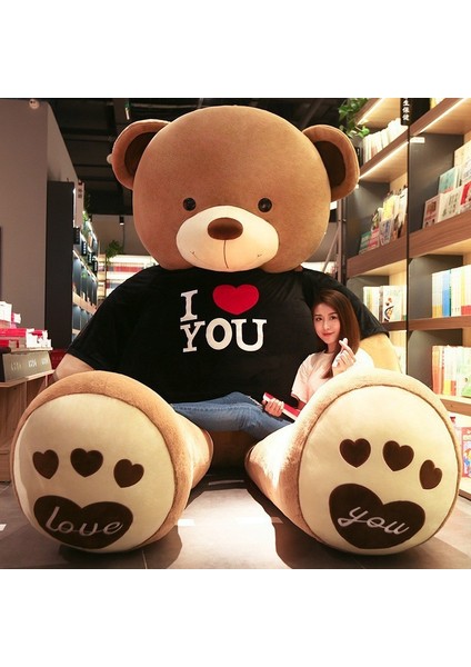 180 cm Sevimli Oyuncak Ayı Peluş Bebek Bebek Yastık Hediye (Yurt Dışından)