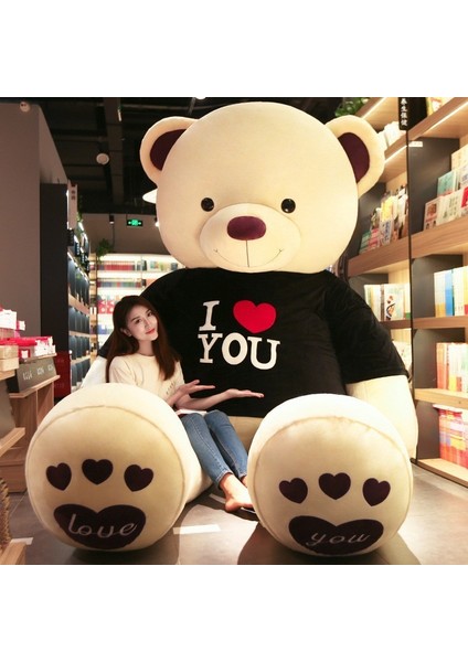80 cm Sevimli Oyuncak Ayı Peluş Bebek Bebek Yastık Hediye (Yurt Dışından)