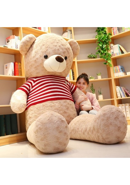 100 cm Sevimli Oyuncak Ayı Peluş Bebek Bebek Yastık Hediye (Yurt Dışından)