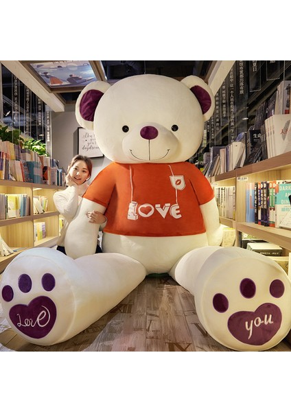 100 cm Sevimli Oyuncak Ayı Peluş Bebek Bebek Yastık Hediye (Yurt Dışından)