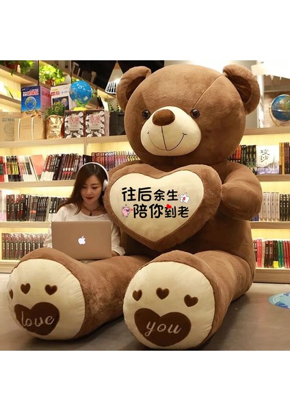 120 cm Sevimli Oyuncak Ayı Peluş Bebek Bebek Yastık Hediye (Yurt Dışından)