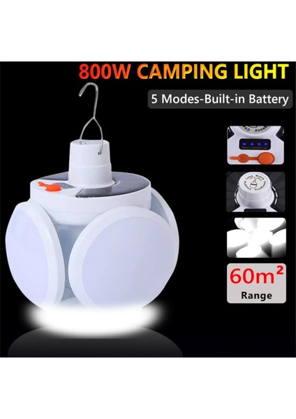 Solar 5 Kanatlı Kamp Lambası (4989)