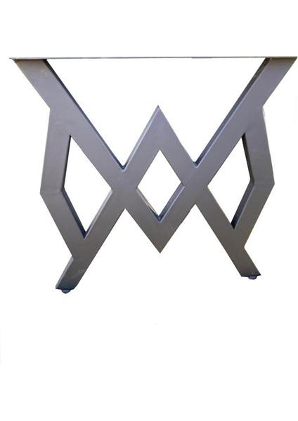 Profil Masa Ayağı Siyah Renk Metal Masa Ayağı 1 Takım
