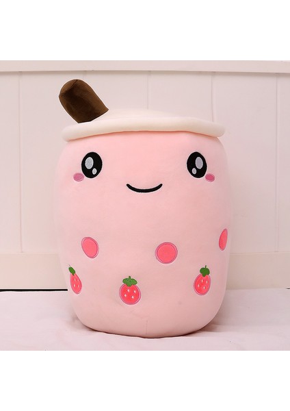 24 cm Sevimli Süt Çay Bardağı Peluş Oyuncak Bebek Yastık Hediye (Yurt Dışından)