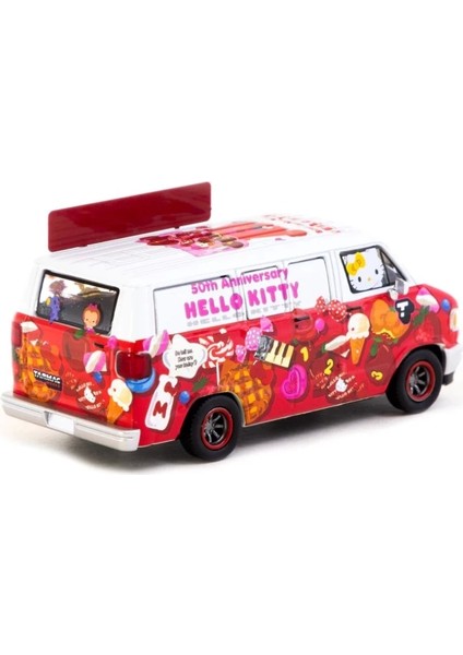 Works 1/64 Dodge Van Hello Kitty Food Truck modelleri