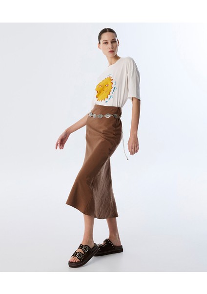 Metal Kemerli Midi Etek TS1250004110074 fiyatları