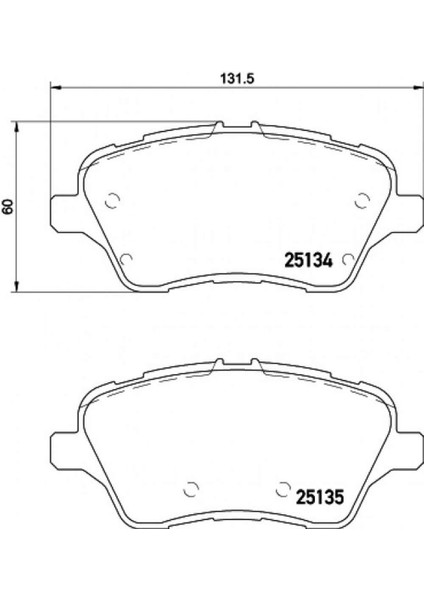 Ön Balata Ford Fiesta Vi 1.0-1.5 Tdci-1.6 12 Bmax-Courier 1.0-1.4-1.5 Tdci 1.6-1.6 Tdci 12 Gnzrz