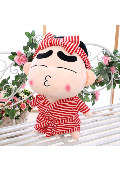 35 cm Crayon Shin-Chan Peluş Oyuncak Bebek Bebek Yastık Hediye (Yurt Dışından)
