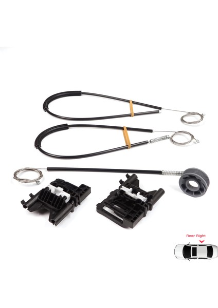 BWR5530 Land Rover Range Rover Sport Mk2 L494 2013-2022 LR078870 Için Arka Sağ Kapı Cam Kriko Tamir Seti fırsatları