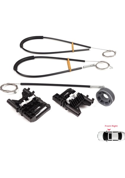 BWR5528 Land Rover Range Rover Sport Mk2 L494 2013-2022 LR077817 Için Ön Sağ Kapı Cam Kriko Tamir Seti fırsatları