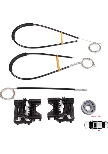 BWR5529 Land Rover Range Rover Sport Mk2 L494 2013-2022 LR078871 Için Arka Sol Kapı Cam Kriko Tamir Seti modelleri