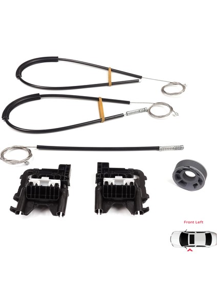 BWR5527 Land Rover Range Rover Sport Mk2 L494 2013-2022 LR077816 Için Ön Sol Kapı Cam Kriko Tamir Seti fırsatları