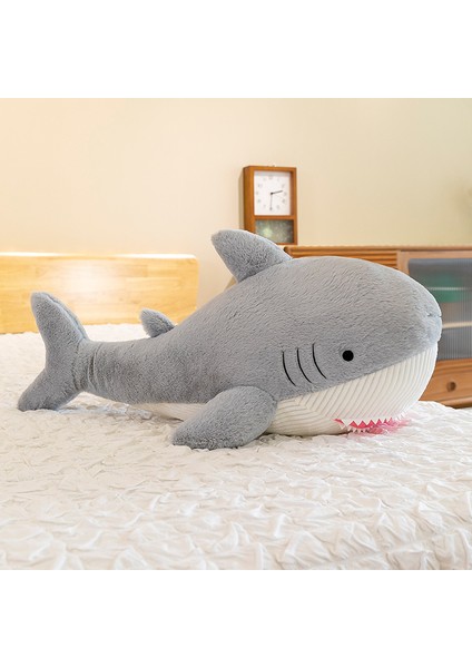 57 cm Köpekbalığı Peluş Bebek Bebek Yastığı Hediye (Yurt Dışından)