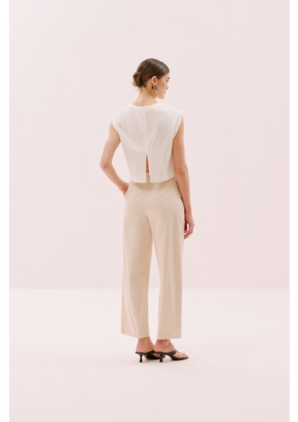 Düz Paça Pantolon Bej Y2512054_024 fiyatları