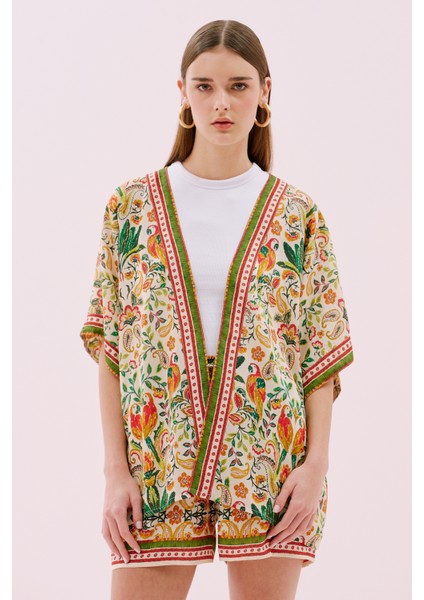 Desenli Kimono Standart Renk Y2562118_089