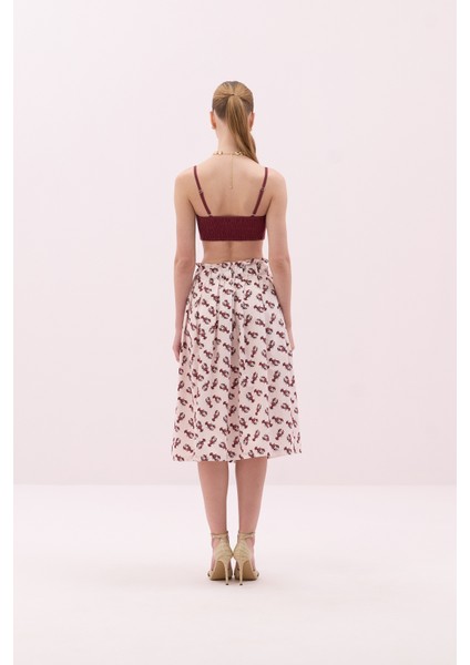 Bağlama Görünümlü Askılı Crop Bordo Y2514007_008 fiyatları