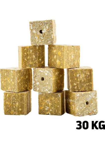 Sazan Yemi - Delikli Küspe - Mısır - Kare - 30 Kg