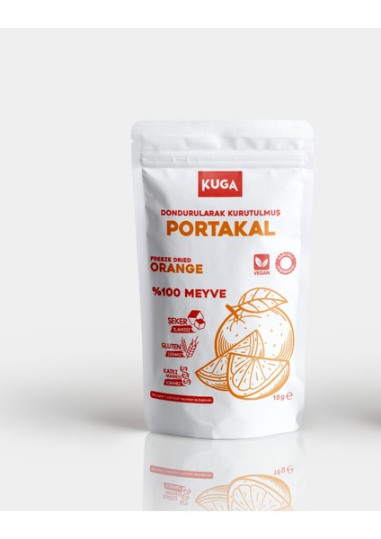 Freeze Dried Fruits-Dondurularak Kurutulmuş Meyveler-(Portakal-Kivi-Çilek)