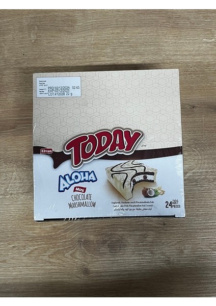 Aloha Mini Beyaz Çikolatalı Marshmallowlu 20 Gr. 24 Adet (1 Kutu) indirimleri