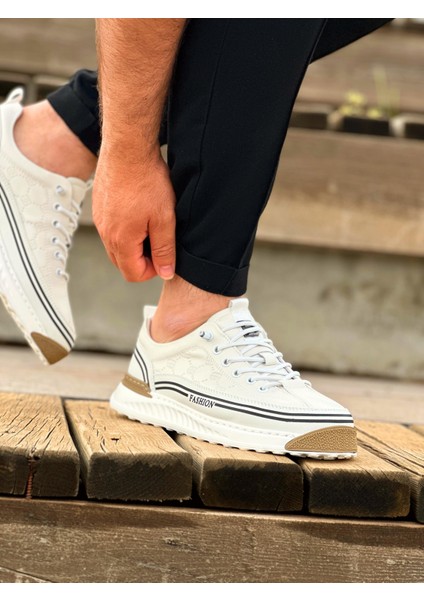 White Traf 0074 Deri Günlük Erkek Sneaker Beyaz modelleri